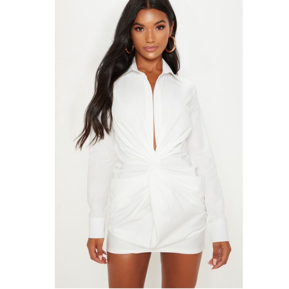 Sexy white mini dress!